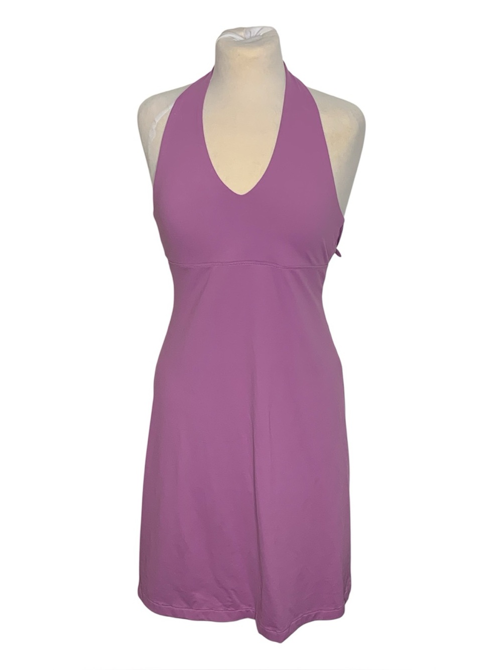 Patagonia V neck outdoor active dress in pastel purple small